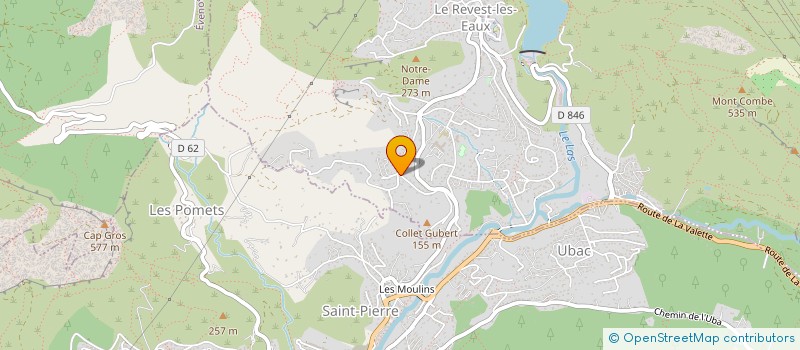 localisation de l'entreprise DUBONEUR  LE REVEST-LES-EAUX