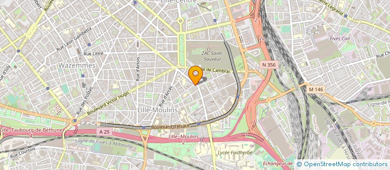 localisation de l'entreprise DUBOQUET à LILLE