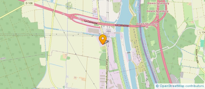 localisation de l'entreprise DUBOR FRANCE  OTTMARSHEIM