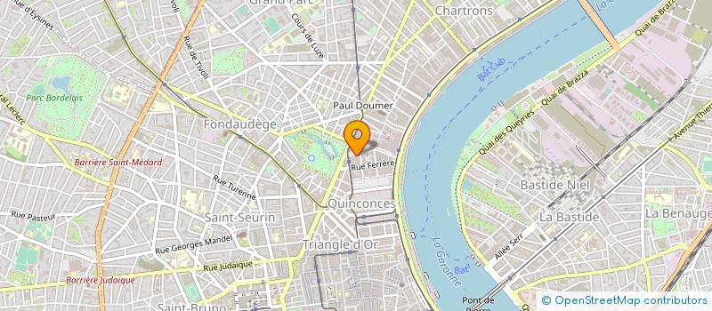 localisation de l'entreprise DUBOS FRERES ET CIE SAS  BORDEAUX