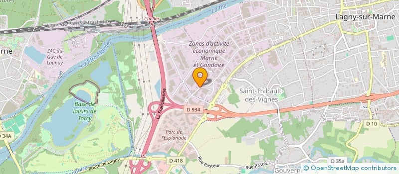 localisation de l'entreprise DUBOS INVESTISSEMENTS à SAINT-THIBAULT-DES-VIGNES