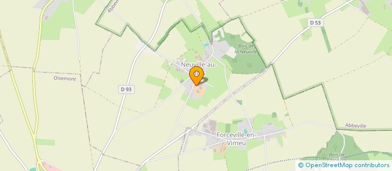 localisation de l'entreprise DUBOS NICOLAS  NEUVILLE-AU-BOIS