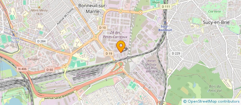 localisation de l'entreprise DUBOS VERGER & ASSOCIES  SUCY-EN-BRIE