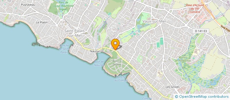 localisation de l'entreprise DUBOSQUET INVESTISSEMENTS  VAUX-SUR-MER