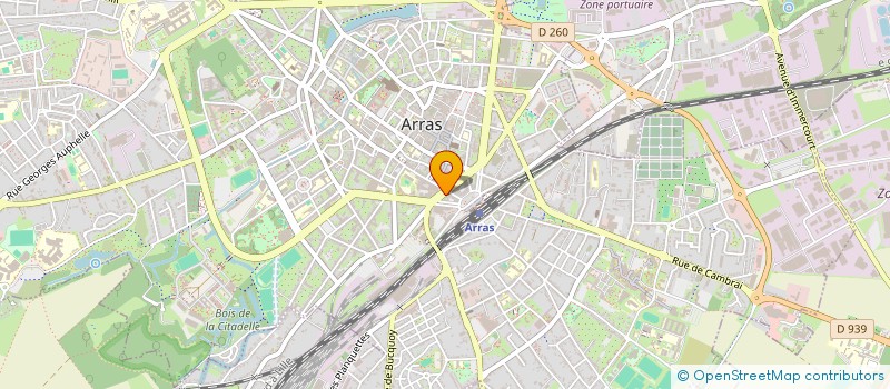 localisation de l'entreprise DUBOST ET COMPAGNIE à ARRAS