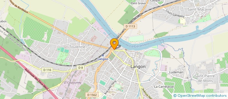 localisation de l'entreprise DUBOST NOTAIRES  LANGON