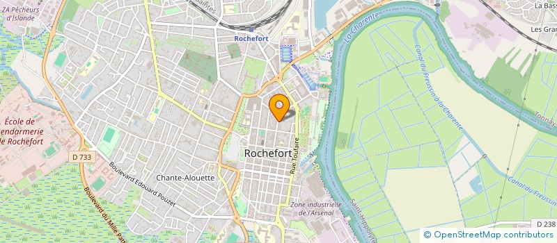 localisation de l'entreprise DUBOTEAT  ROCHEFORT