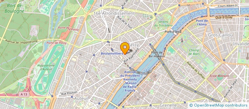 localisation de l'entreprise DUBOUILLON                    GUY  PARIS