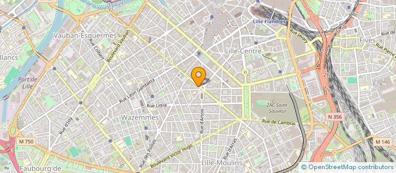 localisation de l'entreprise DUBOUQUET à LILLE