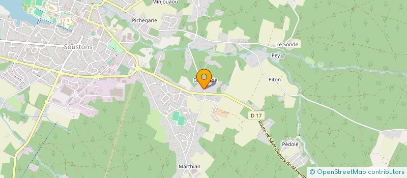 localisation de l'entreprise DUBOURDIEU BROTHER  SOUSTONS