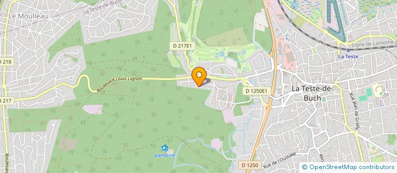 localisation de l'entreprise DUBOURDIEU CRUISE  LA TESTE-DE-BUCH