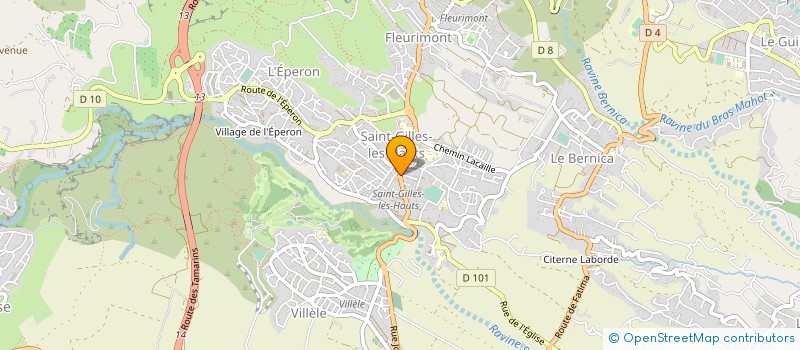 localisation de l'entreprise DUBOURG à SAINT-PAUL