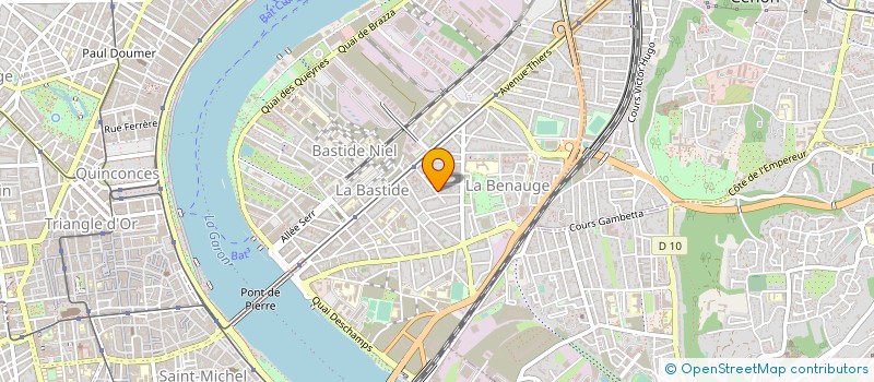 localisation de l'entreprise DUBOURG BERNARD & MANEC GUY à BORDEAUX