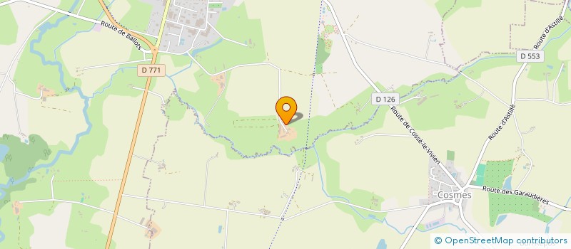 localisation de l'entreprise DUBOURG SOLAIRE  COSSE-LE-VIVIEN