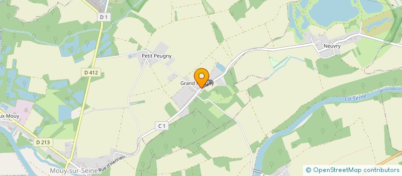 localisation de l'entreprise DUBOUS - BOUVIER - SANTOS - TRAVAUX  MOUY-SUR-SEINE