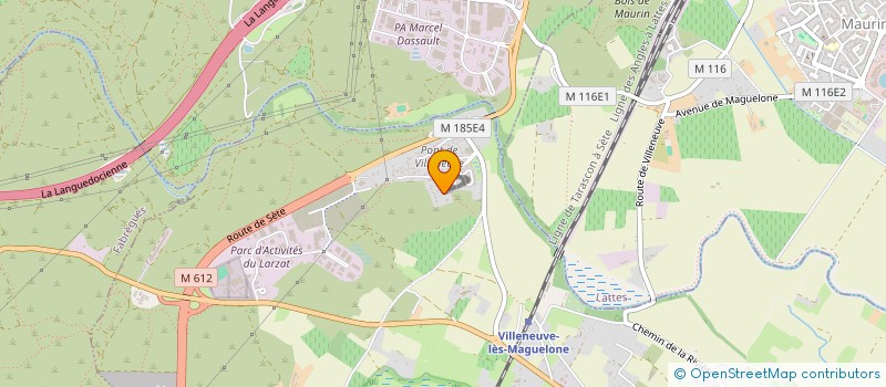 localisation de l'entreprise DUBOZ & CO  VILLENEUVE-LES-MAGUELONE