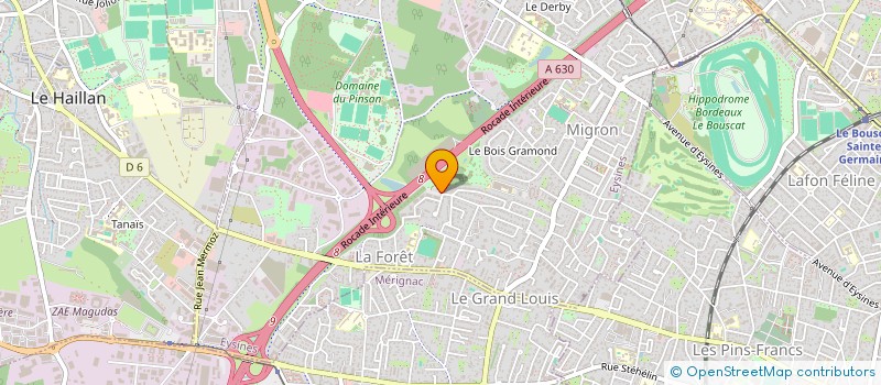 localisation de l'entreprise DUBOZ SISTER'S  EYSINES