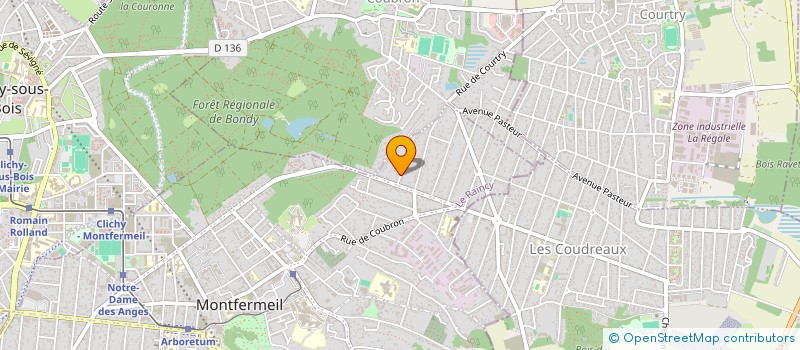 localisation de l'entreprise DUBRATHAU CONSEIL à MONTFERMEIL