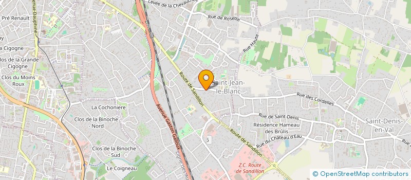 localisation de l'entreprise DUBRAY 1025  SAINT-JEAN-LE-BLANC