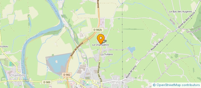 localisation de l'entreprise DUBREUIL FRERES  BAUGY