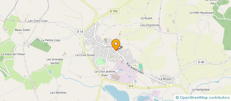 localisation de l'entreprise DUBREUIL OLGA ET ALICE à LE MENE
