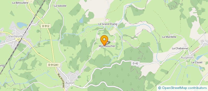 localisation de l'entreprise DUBREUIL PAILLE à AULON