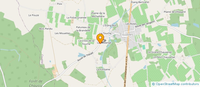 localisation de l'entreprise DUBREUIL S3L  COUDDES