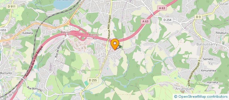 localisation de l'entreprise DUBROCA BATIMENT à BAYONNE