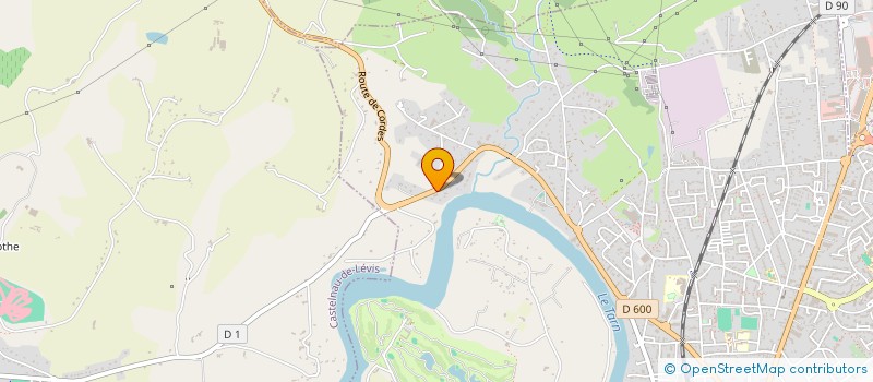 localisation de l'entreprise DUBRULLE à ALBI