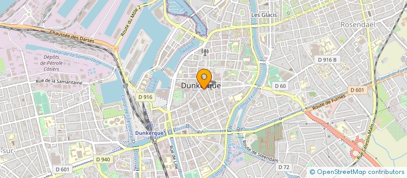 localisation de l'entreprise DUBRULLE ET CIE à DUNKERQUE