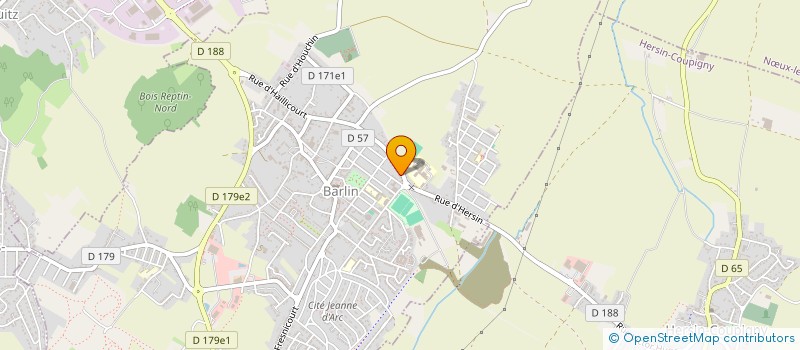 localisation de l'entreprise DUBRULLE PERE ET FILS à BARLIN