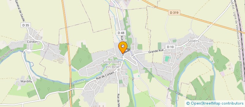 localisation de l'entreprise DUBRUN  SOIGNOLLES-EN-BRIE