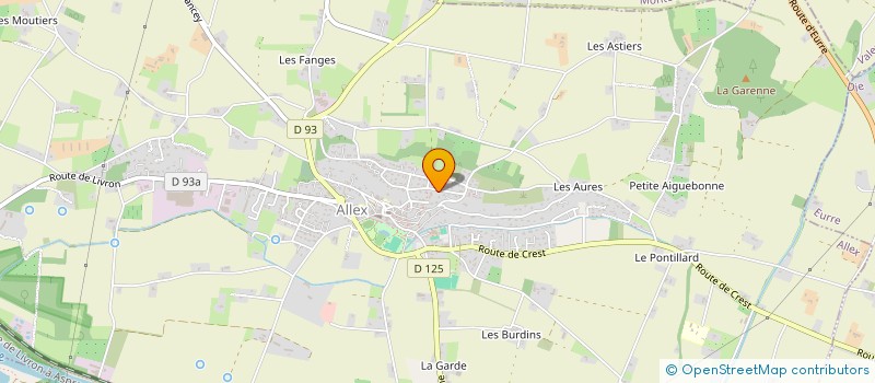 localisation de l'entreprise DUBS  ALLEX