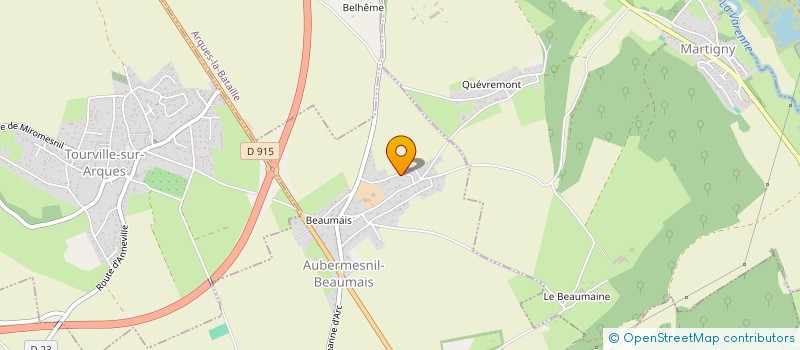 localisation de l'entreprise DUBUFRESNIL HOLDING  AUBERMESNIL-BEAUMAIS