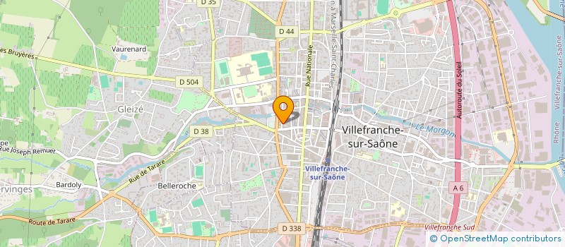 localisation de l'entreprise DUBUIS JEAN ET CHAREYRON HERVE à VILLEFRANCHE-SUR-SAONE