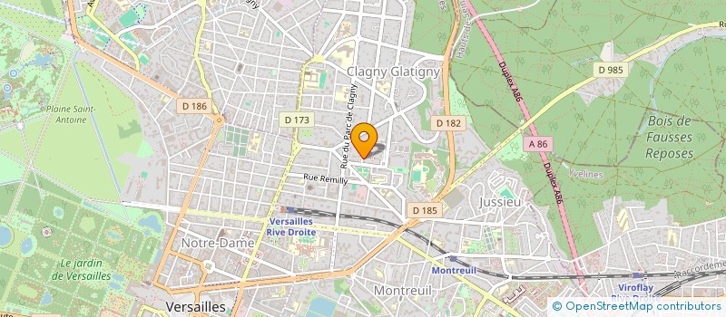 localisation de l'entreprise DUBUQUOY WWW IT à VERSAILLES