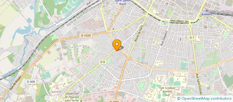 localisation de l'entreprise DUBUS à AMIENS