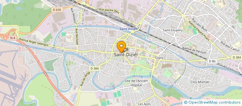 localisation de l'entreprise DUBUS INVESTISSEMENT à SAINT-DIZIER