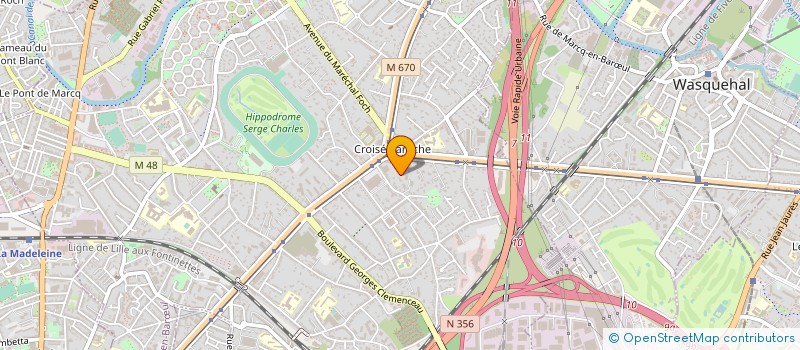 localisation de l'entreprise DUBUS MANAGEMENT à MARCQ-EN-BARŒUL