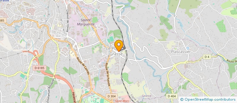 localisation de l'entreprise DUBUT ET ASSOCIES à GRASSE