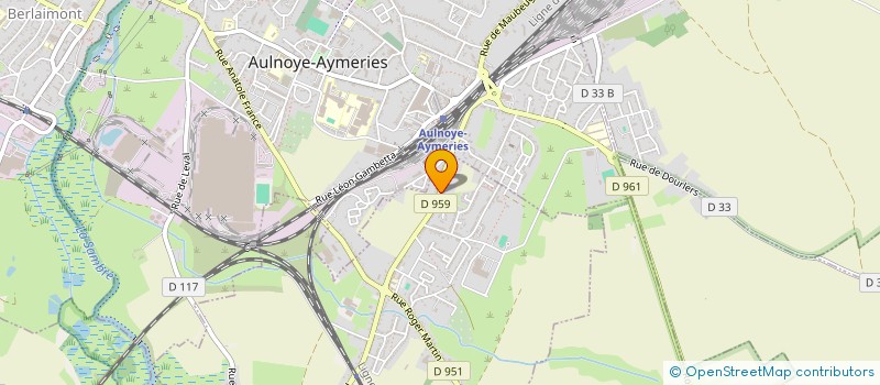 localisation de l'entreprise DUBY ALVAREZ GARDIENNAGE SECURITE PRIVES à LEVAL
