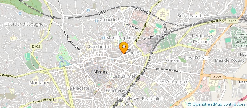 localisation de l'entreprise DUC à NIMES