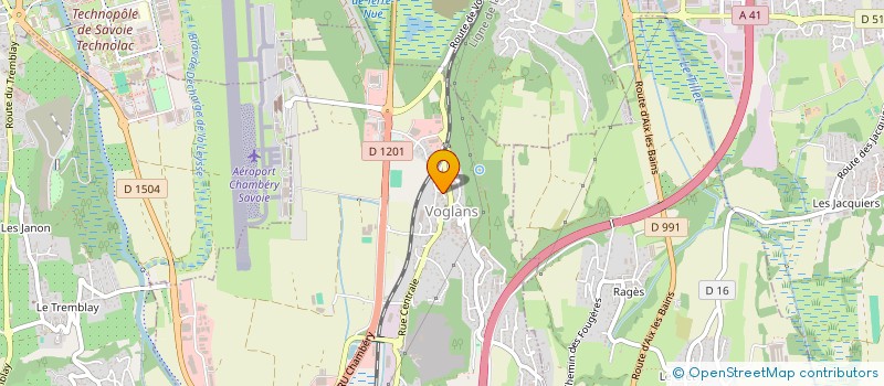 localisation de l'entreprise DUC ARMY  VOGLANS