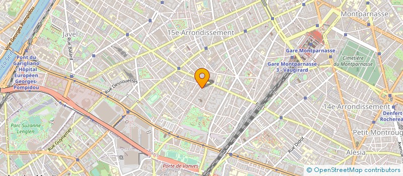 localisation de l'entreprise DUC DE DANTZIG  PARIS