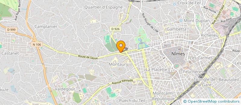 localisation de l'entreprise DUC IMMO à NIMES