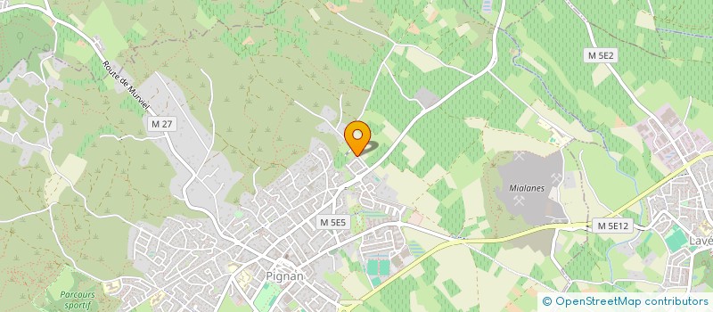 localisation de l'entreprise DUC IMMO  PIGNAN