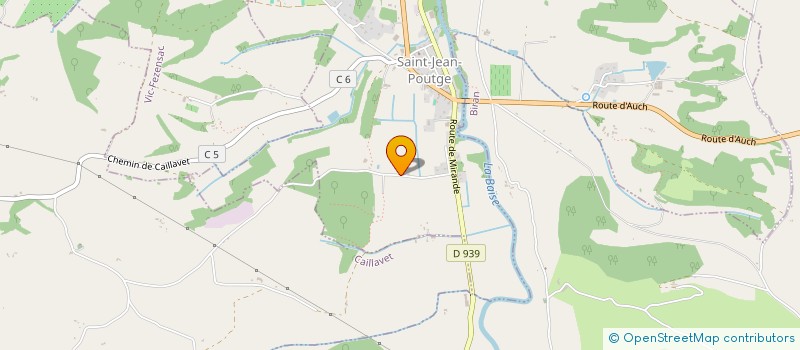 localisation de l'entreprise DUC PI  SAINT-JEAN-POUTGE