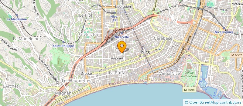 localisation de l'entreprise DUC SAS à NICE