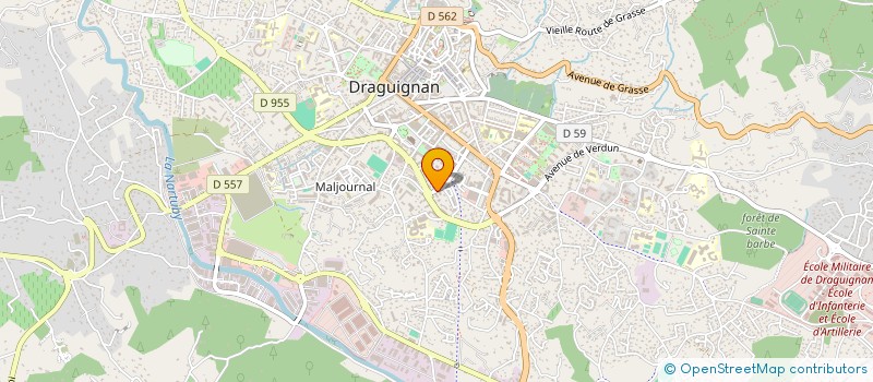 localisation de l'entreprise DUC TRIATHLON  DRAGUIGNAN