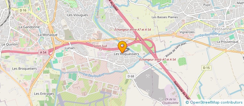 localisation de l'entreprise DUCA à SALON-DE-PROVENCE